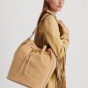 Buff Damen Ralph Lauren Nubuck Große Andie Handtasche