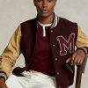 Burgunderrote Jacken für Herren aus der Ralph Lauren The Morehouse Collection