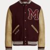 Burgunderrote Jacken für Herren aus der Ralph Lauren The Morehouse Collection