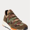 Camo Ralph Lauren Trackster 200II Camo Strick-Sneaker für Herren