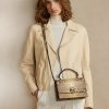 cCopper Ralph Lauren The Python RL Top Handle Crossbody-Taschen für Damen