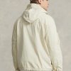 Cremefarbene Ralph Lauren Kapuzenjacken mit Fischgrätenmuster für Herren