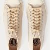 Cremefarbene Ralph Lauren Mayport Canvas-Sneaker für Herren