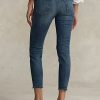 Dark Indigo Damen Ralph Lauren Tompkins Skinny Crop Jeans