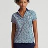 Flower Poloshirts aus Jersey im Tailored Fit von Ralph Lauren für Damen