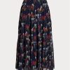 Flower Ralph Lauren Damen Georgette-Röcke mit Blumenmuster