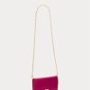 Fuschia Berry Damen Ralph Lauren Leder Medium Adair Umhängetaschen
