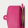 Fuschia Berry Damen Ralph Lauren Leder Medium Adair Umhängetaschen