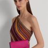 Fuschia Berry Damen Ralph Lauren Leder Medium Adair Umhängetaschen