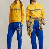 Gelbe Fleece-Sweatshirts für Damen von Ralph Lauren Polo Sport