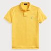 Gelbe Poloshirts aus Mesh im Slim Fit von Ralph Lauren für Herren