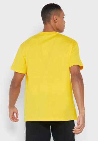 Gelbe Poloshirts mit Rundhalsausschnitt und Logo für Herren von Ralph Lauren