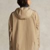 Gelbe wasserabweisende Ripstop-Windjacke von Ralph Lauren für Damen