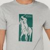 Graue bedruckte T-Shirts mit Rundhalsausschnitt von Ralph Lauren für Herren