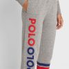 Graue Jogginghose mit Ralph Lauren-Logo für Damen