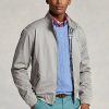 Graue Ralph Lauren Baumwoll-Twill-Jacken für Herren