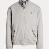 Graue Ralph Lauren Baumwoll-Twill-Jacken für Herren