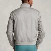 Graue Ralph Lauren Baumwoll-Twill-Jacken für Herren
