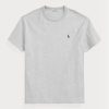 Graue Ralph Lauren Classic Fit Heavyweight Jersey T-Shirts für Herren