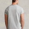 Graue Ralph Lauren Classic Fit Heavyweight Jersey T-Shirts für Herren