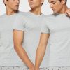 Graue Ralph Lauren T-Shirts mit Rundhalsausschnitt im 3er-Pack für Herren
