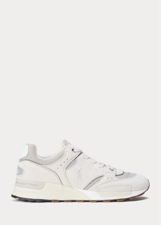 Graue Ralph Lauren Trackster 200 Sneakers für Herren