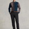 Graue Slim Fit-Hose aus Wolltwill für Herren von Ralph Lauren