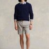 Graue Stretch-Chino-Shorts im Slim Fit von Ralph Lauren für Herren