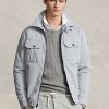 Graue wasserabweisende Jacken von Ralph Lauren für Herren