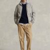 Graue, wasserabweisende Ralph Lauren-Jacken für Herren