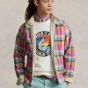 Graue Wendbare Jacken aus Madras-Twill von Ralph Lauren für Herren