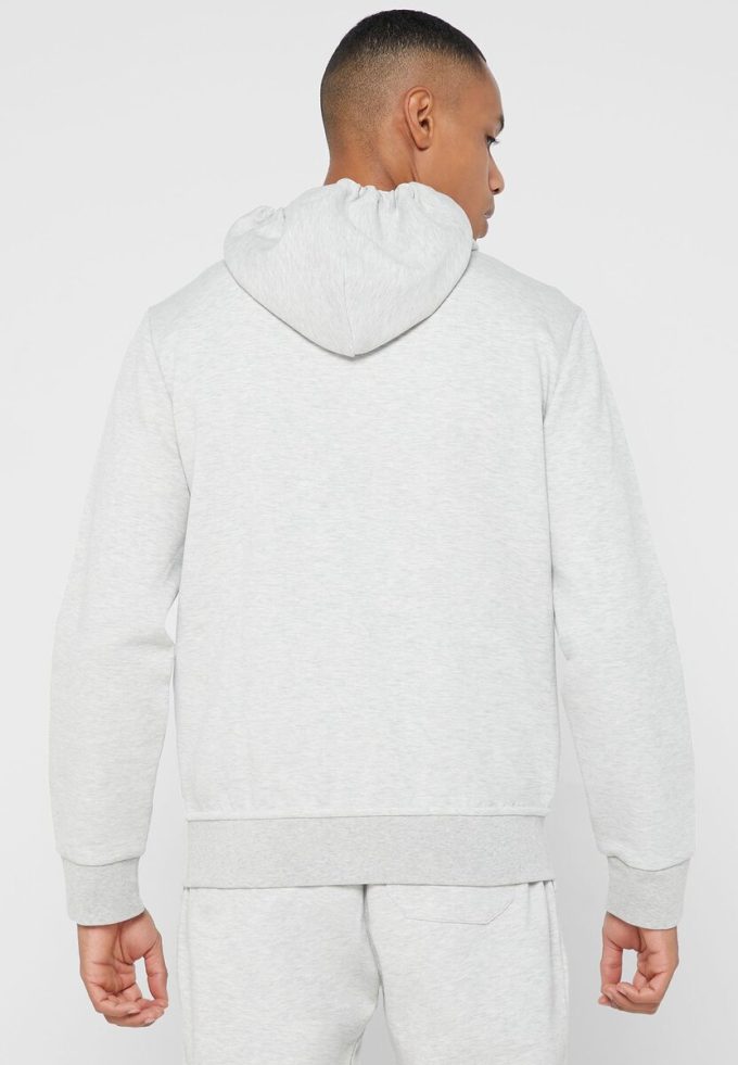 Grauer Ralph Lauren Essential Hoodie für Herren