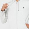 Grauer Ralph Lauren Essential Hoodie für Herren