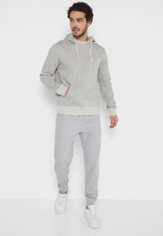 Grauer Ralph Lauren Essential Hoodie für Herren