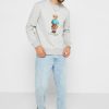 Graues Polo Bear-Sweatshirt mit Ralph Lauren-Print für Herren