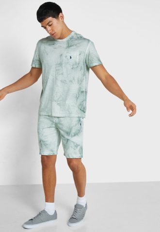 Grüne bedruckte Shorts von Ralph Lauren für Herren