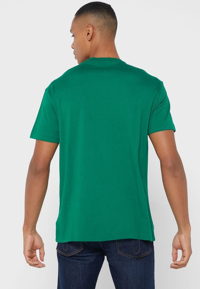Grüne Herren Ralph Lauren Logo Rundhals T-Shirts Grüne Herren Ralph Lauren Logo Rundhals T-Shirts