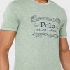 Grüne Herren Ralph Lauren Logo Rundhals T-Shirts
