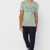 Grüne Herren Ralph Lauren Logo Rundhals T-Shirts