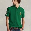 Grüne Poloshirts aus Mesh mit klassischer Passform von Ralph Lauren für Herren