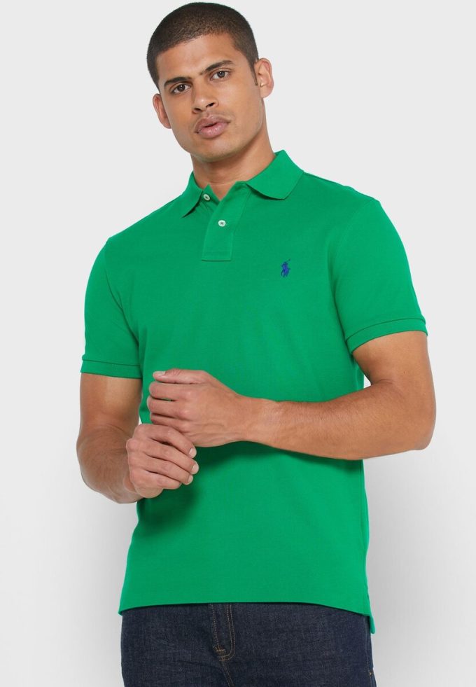 Grüne Poloshirts aus Mesh von Ralph Lauren für Herren
