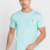 Grüne Ralph Lauren Essential T-Shirts mit Rundhalsausschnitt für Herren