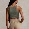 Grüne Ralph Lauren Kaschmir-Tanktops für Damen
