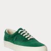 Grüne Ralph Lauren Keaton Cord-Sneakers für Herren
