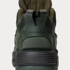 Grüne Ralph Lauren PS100 High-Top-Sneakers aus Wildleder für Herren