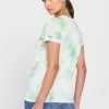 Grüne Ralph Lauren T-Shirts mit Rundhalsausschnitt und Grafik für Damen