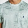 Grüne Ralph Lauren T-Shirts mit Rundhalsausschnitt und Print für Herren