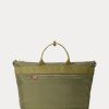 Grüne Ralph Lauren Utility Messenger Bags aus Nylon-Canvas für Herren