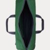 Grüne Reisetaschen aus Canvas mit Ralph Lauren-Logo-Stickerei für Herren