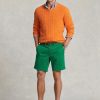 Grüne Stretch-Chinoshorts für Herren von Ralph Lauren im Straight Fit
